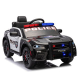 ZUN Licensed Dodge Charger,12v Kids ride on police car W/Parents Remote Control,anti-collision W1396112832