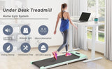 ZUN 2 in 1 Under Desk Electric Treadmill 2.5HP, Remote Control, Display, Walking Jogging Running Machine 60434265