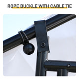 20 x 10 ft Large Metal Chicken Coop, Walk-in Poultry Cage Chicken Hen Run House with Waterproof 67665023