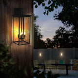 ZUN (Same as W1340119953/L1014) 4-Light Black Outdoor Wall Light (No Bulbs) W1340P206653