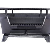 Oval Cast Iron Grill Outdoor, Portable Charcoal Grill and Tabletop Cast Iron Skillet - 100% Cast 43977316
