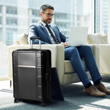 Luggage Expandable Suitcase PCABS 3 Piece Set with TSA Lock Spinner 93844175