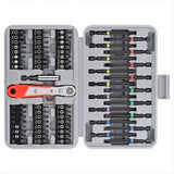 ZUN 68pcs ratchet screwdriver screwdriver set with flat cross plum blossom shaped screwdriver head and 38393178