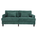 ZUN COOLMORE Mid Century Modern chenille Fabric Loveseat sofa, 2-Seat Upholstered Loveseat Sofa Modern W395P151896