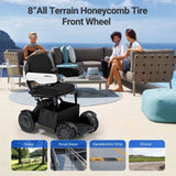 Electric Wheelchairs for Adults,20 Miles Long Travel Range with 2 Lithium Batteries All Terrain 50272342