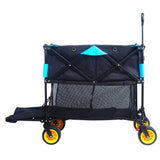 Big large capacity Folding cart Extra Long Extender Wagon Folding Wagon Garden Shopping Beach W227P200955
