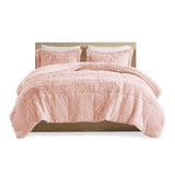 Twin/Twin XL Shaggy Long Fur Comforter Mini Set B03595923