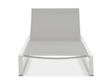 5-Level Adjustable 2-Piece Outdoor Chaise Lounge, Durable Aluminum Frame & Textilene Mesh, Perfect N779P281907W