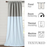 ZUN 2 Panels Blackout Tulle Skirt Window Curtains for Bedroom 52''X84'' 11958648