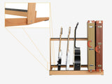 Folding Hardwood Guitar Case Stand for Electric Guitar, Bass, or Acoustic Guitars Hard 95198123