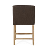 Upholstered 26 inch Counter Stool - Brown/Weathered Brown 71252.00BRN