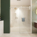 56"-60"W x 70"H Frameless Door, Sliding Door, Premium 5/16" Thick Tempered Glass W2011P198050