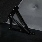 Aijia 60" Velvet Multifunctional Storage Chaise Lounge Buttons Tufted Nailhead Trimmed Solid Wood W111749337