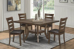 ZUN Transitional Style Unique Back Design Set of 2pc Wooden Side Chairs Brown Finish Dining Room B01156048