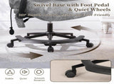 Chenille Criss Cross Office Chair with Air Lumbar Support, Flip-up Adjustable Arms, Built-in 87605151