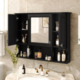 35'' x 28'' Wall Mounted Bathroom Medicine, Modern Bathroom Wall with Mirror, Mirror N710P209443B