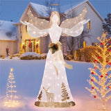 5-foot Christmas angel with 100 warm white lights 93944795