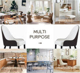 Modern PU sponge-filled dining chair, solid wood metal legs, suitable for restaurants, living rooms W1535119449