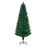 ZUN 7 FT Pre-lit Christmas Tree, Artificial Fiber Optic Christmas Tree with Lighted Top Star and 280 36344668