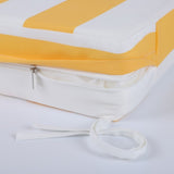 24x24 Inch Outdoor Deep Seat Cushion Set - Waterproof Fade-Resistant Patio Furniture Cushions with W419P290488