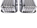 Polished Aluminum Finned Short Valve Cover Fits for SBC Small Block Chevy 350 1958-1986 52519792
