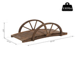 3.3ft Wooden Garden BridgeBridge Arc Footbridge 46042246