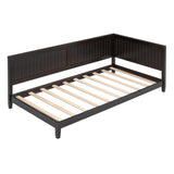 Twin Size Wood Daybed/Sofa Bed, Espresso WF297689AAP