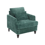 COOLMORE Wood Frame Armchair, Modern Accent Chair Lounge Chair for Living Room,Tufted Club Chair, W395P151904