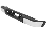 Pickup Rear Bumper Chevrolet Silverado 1500 2007-2013-Silver/Steel/No Hole 45249194