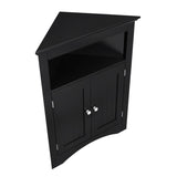 ZUN sideboard cabinet,corner cabinet,Bathroom Floor Corner Cabinet with Doors and Shelves, Kitchen, W1781108581