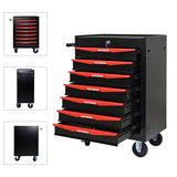 Rolling Metal Tool Chest with 7 Drawers, 20" 7-Drawer Tool Chest Cabinet with Ball Bearing Drawer W1102P245237