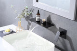 Single Handle Waterfall Wall Mounted Bathroom Sink Faucet W121750467