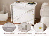 4-in-1 Folding Sewing Table with Lockable Wheels Multi-Functional Craft Station, End Table, 11027991