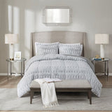Full/Queen Back Print Long Fur Comforter Mini Set B03597194