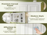 35'' x 28'' Medicine Cabinet, Wall Mounted Bathroom Storage Cabinet, Modern Bathroom Wall Cabinet N710P496235K