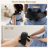 Neck Shoulder Massager - 4D Deep Tissue Kneading, 2 Modes & 2-Level Heat , Hands-Free 90810668