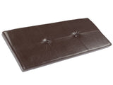 30-inch Faux Leather Folding Storage Ottoman with Removable Bin 45960742