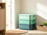 Green 3 Tier Kids Storage Unit 3 Drawer Toy Organizer for Small Spaces, Fits Toddler Bedroom, 87603581
