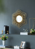 D27x2.4" Metal Mirror, Wall Mounted Mirror Home Decor for Bathroom Living Room W2078P296029