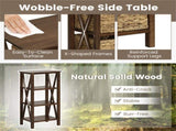 31.5" Tall Bedside Table with Storage Baskets, Multi-Functional End Table Supports 430 LBS Weight 93454222