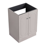 24" Freestanding Bathroom Vanity & 2 Soft-Close Cabinet Doors -Excluding Sink W999P241051