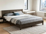 Queen Platform Bed Frame with Headboard Footboard & Storage 32143787