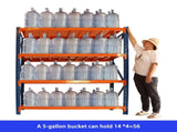 Garage shelves Heavy Duty - 4400 lbs garage storage 4 levels, adjustable metal shelving units and 57666355