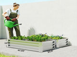 Raised Garden Bed with PE Greenhouse 97809696