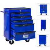 Rolling Metal Tool Chest with 5 Drawers, 20" 5-Drawer Tool Chest Cabinet with Ball Bearing Drawer W1102P298215