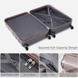 Luggage Sets New Model ABS Hardshell 3pcs Clearance Luggage Hardside Lightweight Durable Suitcase N726P203164G
