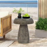 MGO Mushroom Side Table,Wood-like texture, Natural Color N770P200249N