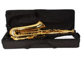 Stylish Mid-range Alto Drop E Lacquered Golden Saxophone Painted Golden Tube with Carve Patterns 26408580
