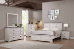 ZUN 1pc Farmhouse Style Six Drawer Dresser Beige Finish Rustic Bedroom Solid Wood Wooden Furniture B011P234275