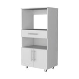 White Pantry Cabinet Microwave Stand B062P175202